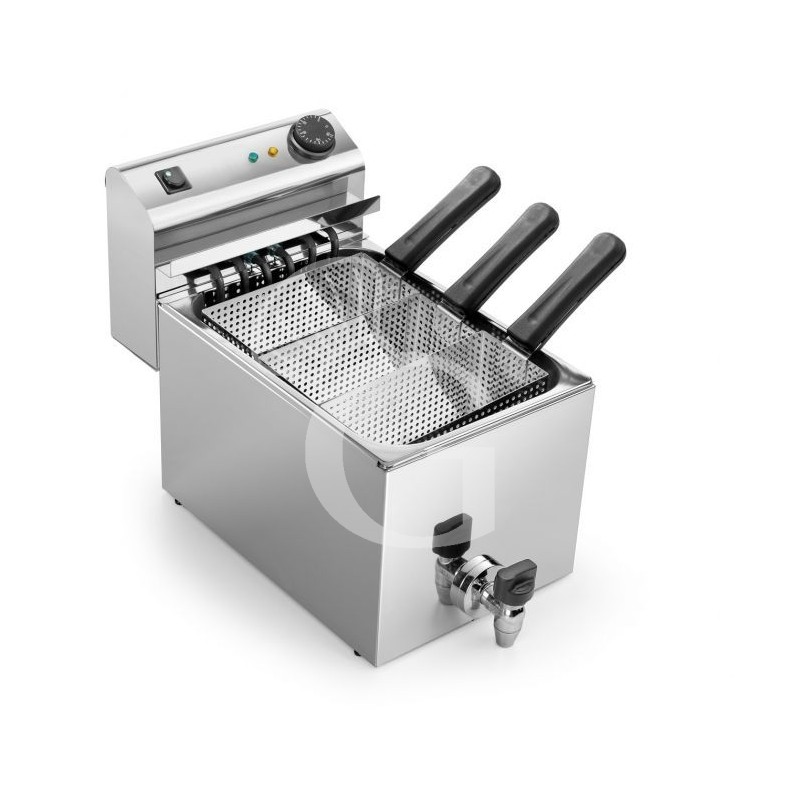 Elektro-Nudelkocher, Tischgerät, 1 Becken (8 Liter), B 270 mm x T 525 mm x H 360 mm, 6000 Watt