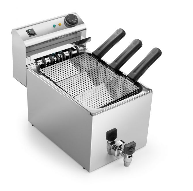 Elektro-Nudelkocher, Tischgerät, 1 Becken (8 Liter), B 270 mm x T 525 mm x H 360 mm, 6000 Watt