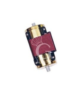 Goldene Seilendkappe mit rotem Absperrband (2 M.)