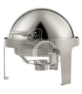Chafing Dish – rund – Edelstahl – Brenner