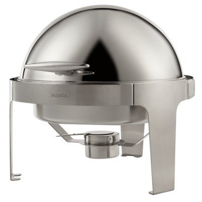 Chafing Dish – rund – Edelstahl – Brenner