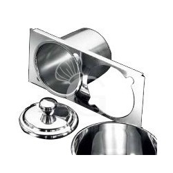 Halter für Carapina-Behälter Mini (Speiseeisvitrine), Stärke 1 mm