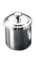 Eisbehälter Mini für Speiseeisvitrine, Ø 140 mm, Stärke 0,7 mm