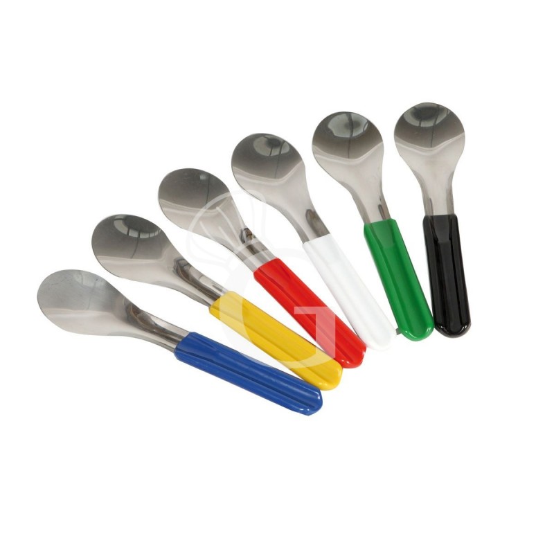 Eisspachtel, Edelstahl AISI304, farbiger Nylongriff, L 265 mm