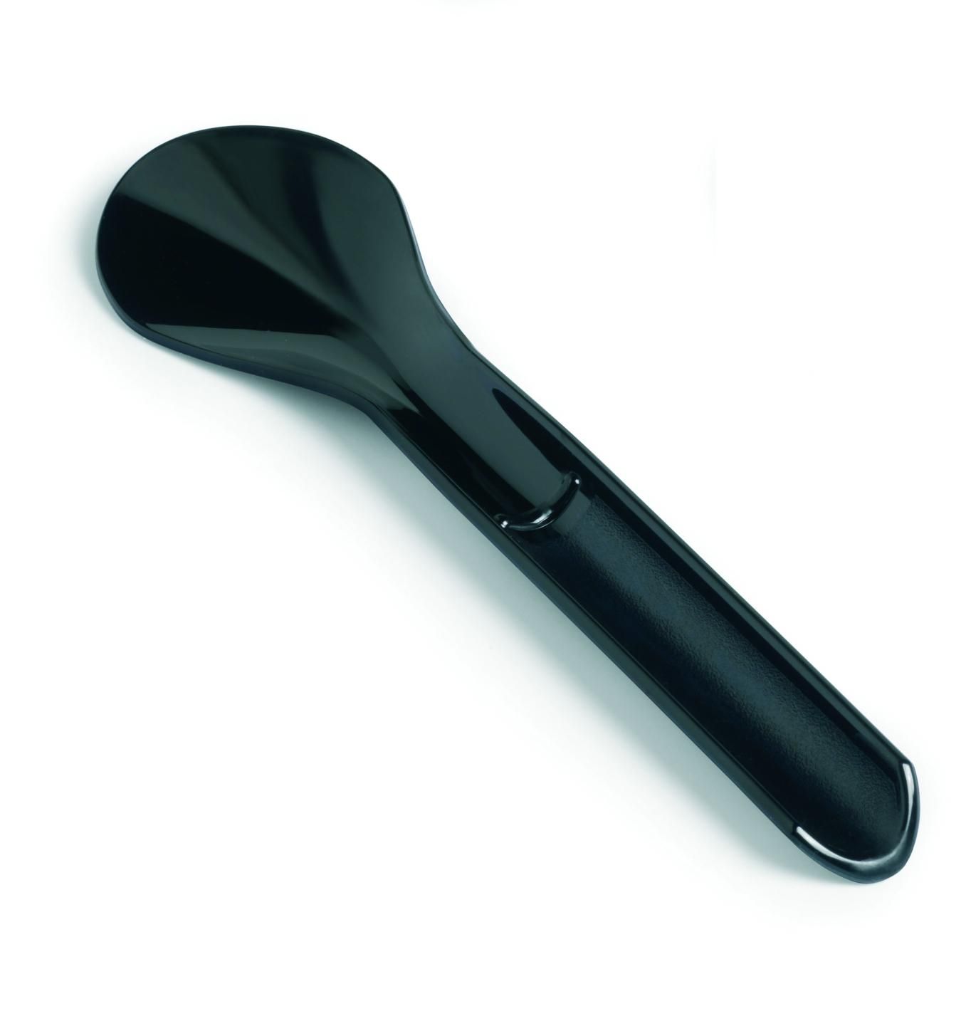 Eisspachtel, schwarzes Polycarbonat,  L 265 mm