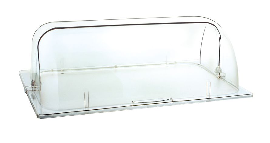 Rolltop-Deckel GN 1/1, rechteckig, Polycarbonat