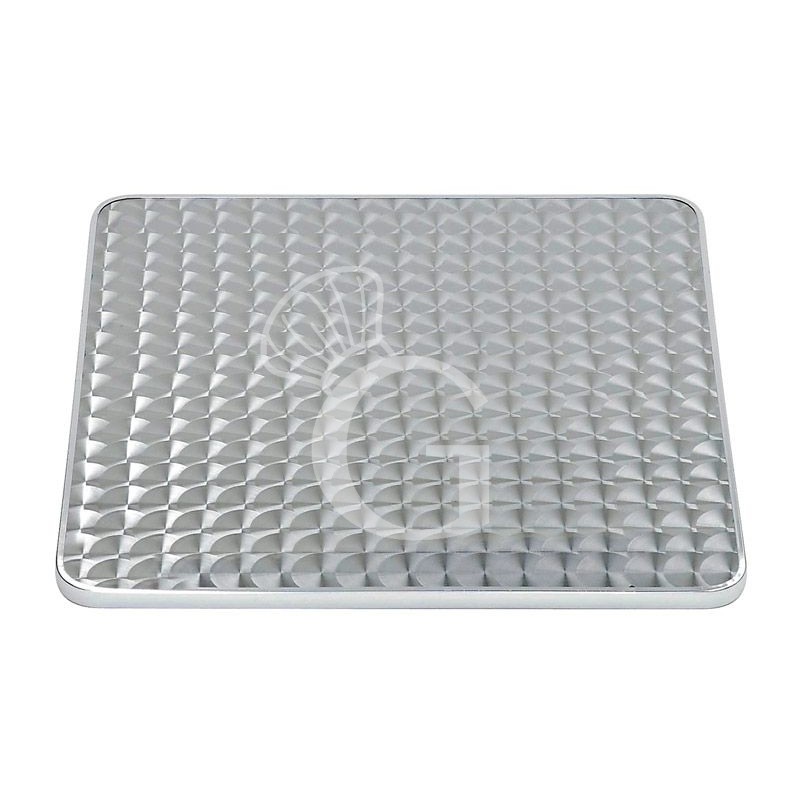 Stahl - Tischplatte für den Außenbereich, quadratisch, 800 x 800 mm Stahl - Tischplatte für den Außenbereich, quadratisch, 800 x 800 mm