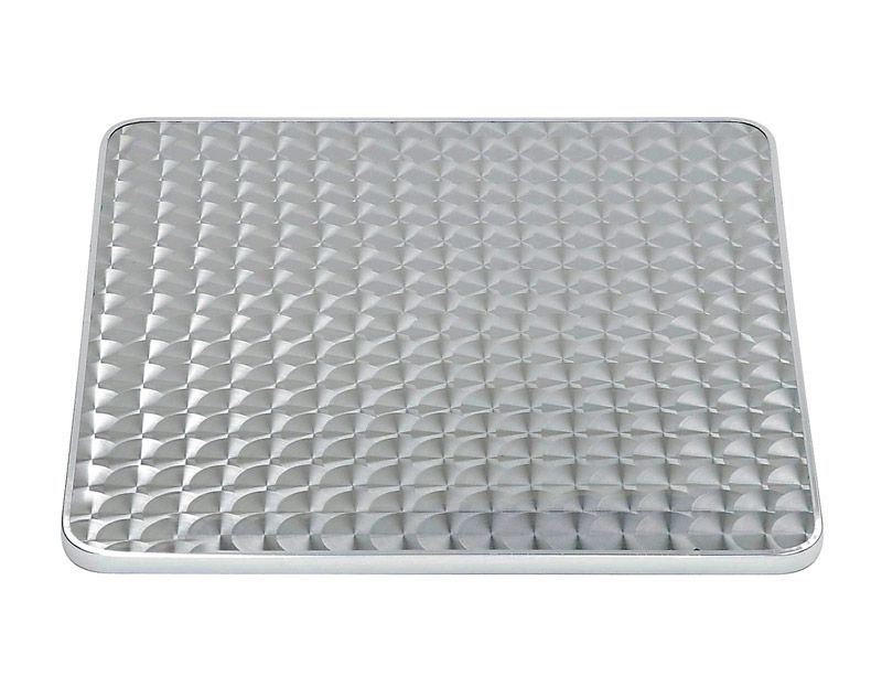 Stahl - Tischplatte für den Außenbereich, quadratisch, 800 x 800 mm