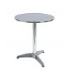 Outdoor-Tisch, rund, Aluminium und Edelstahl, 3-beinig, Ø 600 mm