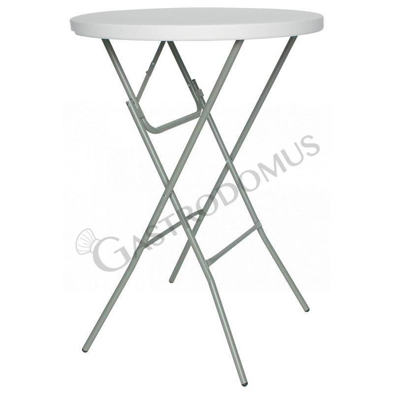 Indoor - Tisch, lackiertes  Metallgestell, Tischplatte aus Polyethylen, Ø 800 mm