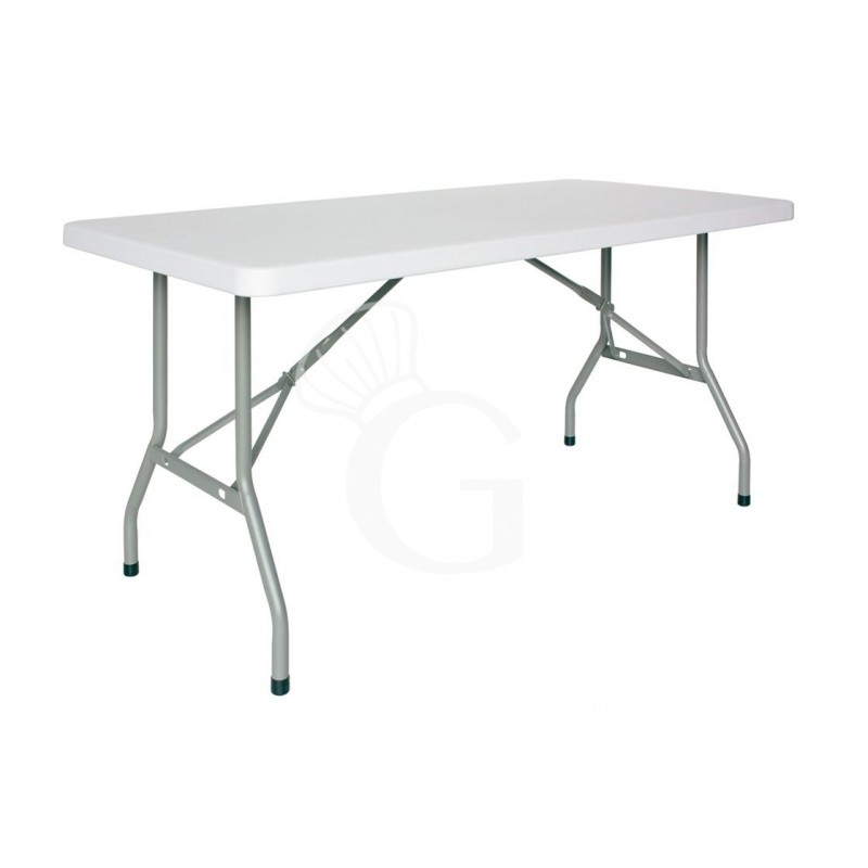 Tisch, Innenbereich, lackiertes Metallgestell, Polyethylen - Tischplatte, B 1830 mm x T 760 mm x H 740 mm Tisch, Innenbereich, lackiertes Metallgestell, Polyethylen - Tischplatte, B 1830 mm x T 760 mm x H 740 mm