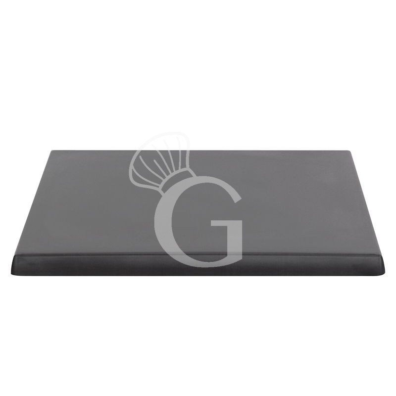 Laminat - Tischplatte, schwarz, quadratisch, für den Außenbereich, 600 x 600 mm Laminat - Tischplatte, schwarz, quadratisch, für den Außenbereich, 600 x 600 mm