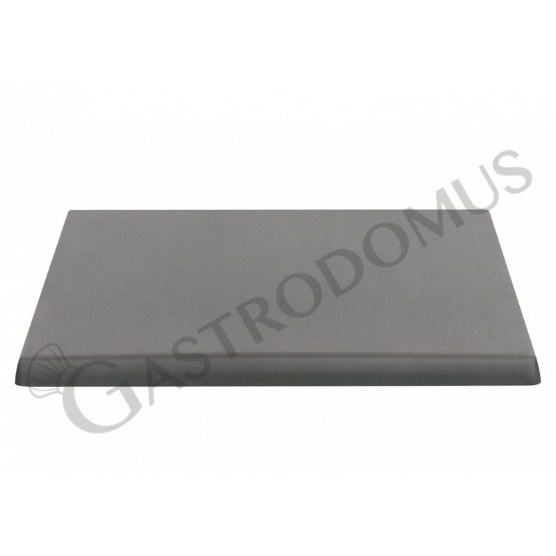 Tischplatte, anthrazit, quadratisch, für den Außenbereich, 600 x 600 mm