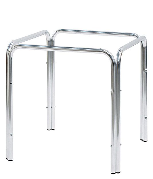 Tischgestell, Aluminium, quadratisch, Rohrdurchmesser 250 mm, H 710 mm