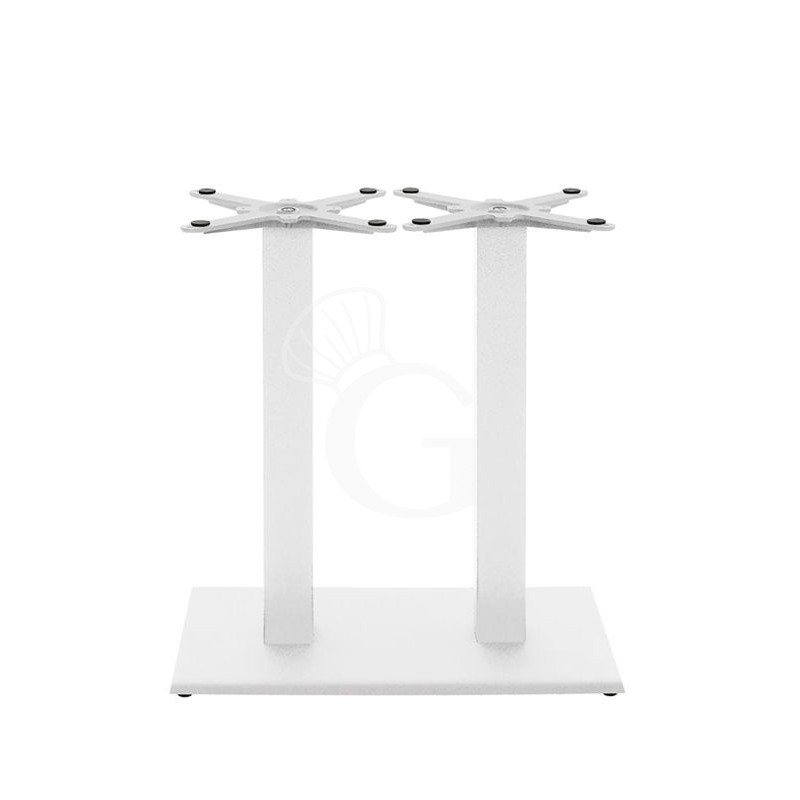 Base doppia in ghisa verniciata altezza 72cm