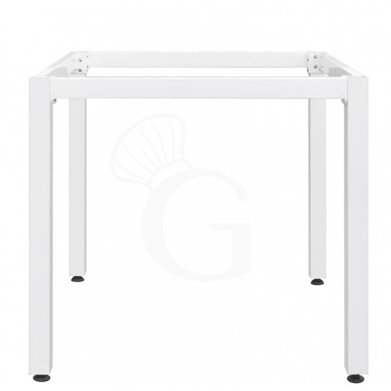 Tischgestell, lackiertes Aluminium, B 800 x T 800 x H 730 mm