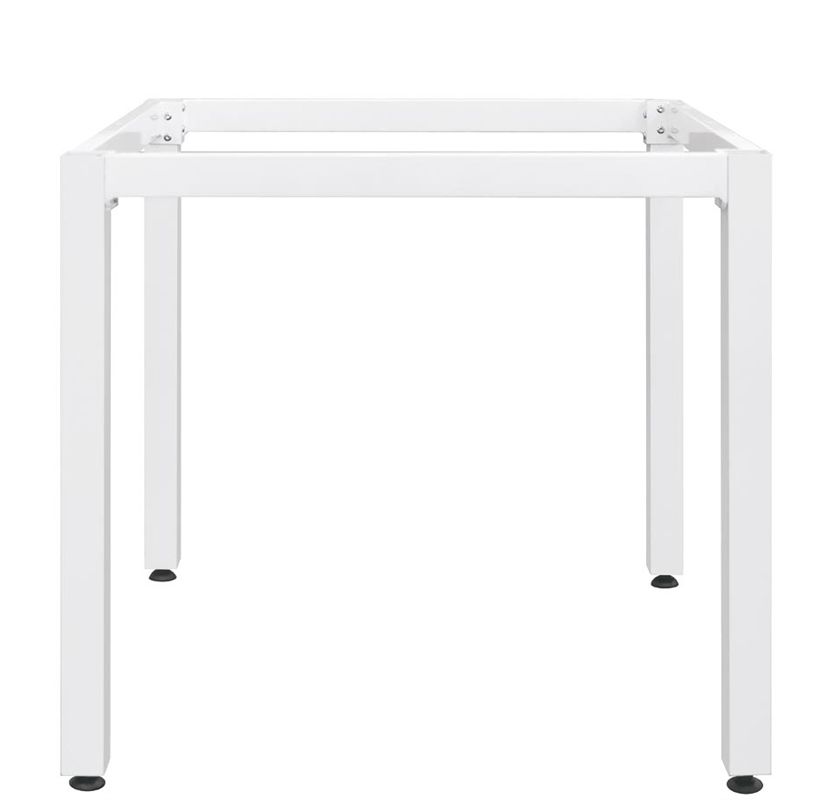 Tischgestell, lackiertes Aluminium, B 800 x T 800 x H 730 mm