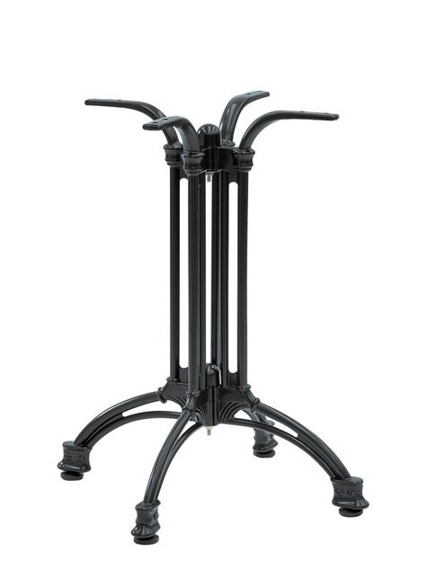 Tischgestell, lackiertes Aluminium, 4-beinig, H 700 mm
