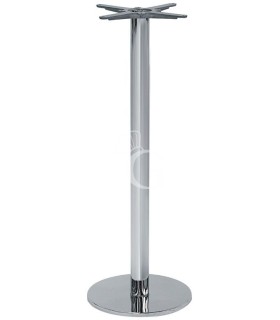 Tischgestell, verchromter Stahl, H 1100 mm