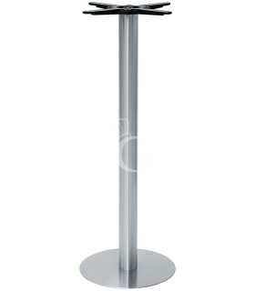 Tischgestell, satinierter Edelstahl, H 1100 mm
