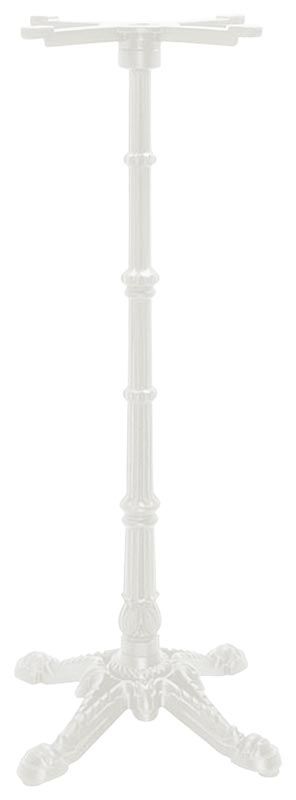 Tischgestell, verziert, lackiertes Gusseisen, 4-beinig, H 1080 mm