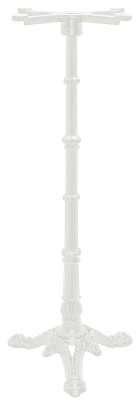 Tischgestell, verziert, lackiertes Gusseisen, H 1080 mm