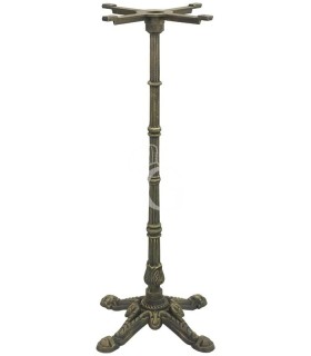 Tischgestell, verziert, Bronze-Lackierung, 4-beinig, H 1080 mm