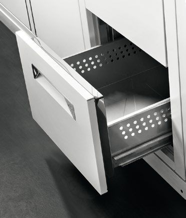 Kühlschranktür – Ersatz – 2 Kühlschubladen – 1/2 x 2