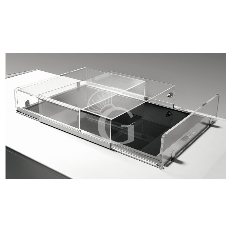 Abdeckung – Plexiglas – Schieben – Austeller – heiß – trocken