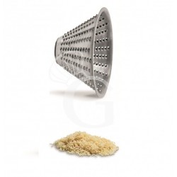 Reibscheibe aus Edelstahl für Mozzarella Schneider, konisch, Schnittstärke 2,5 mm