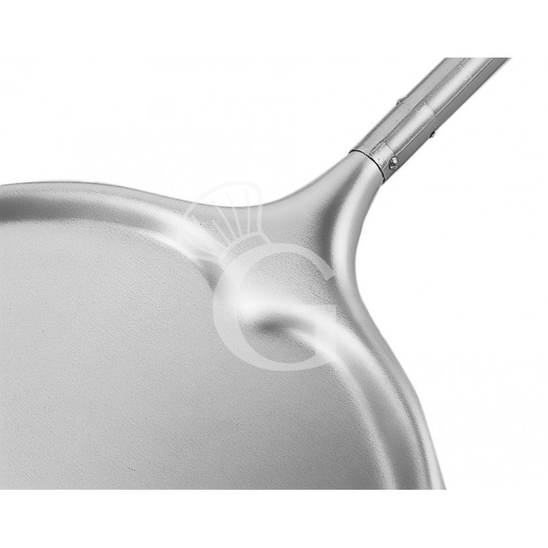 Pizzaschaufel "Orchidea", Aluminium, mit verstärktem Edelstahlstiel, Ø 360 mm, H 1700 mm