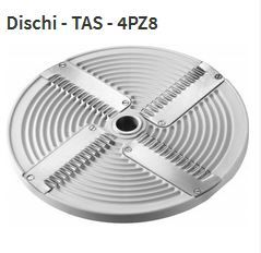 Schneidescheibe (Wellenschliff) für Mozzarella Schneider, 8 mm