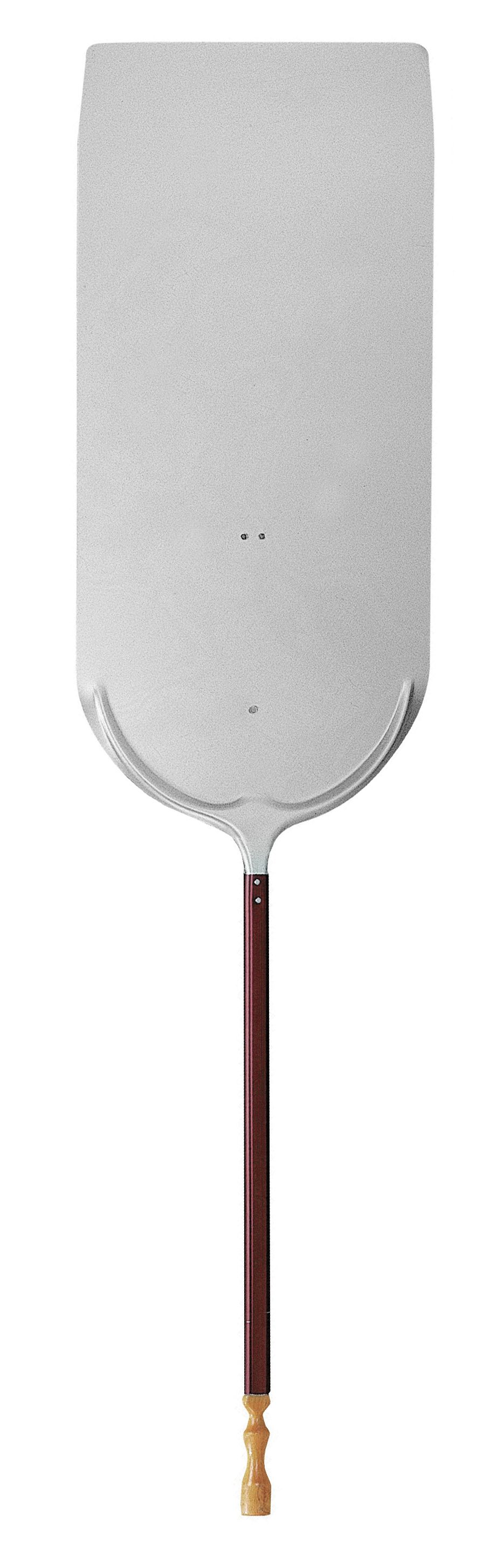 Pizzaschieber, Aluminium, für Meter-Pizza, 400 x 1000 mm, H 1700 mm