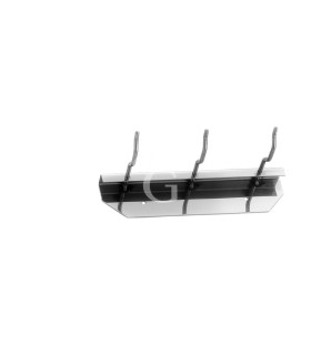 Wandhalterung, Edelstahl, 3 Haken, B 230 mm X T 100 mm X H 50 mm