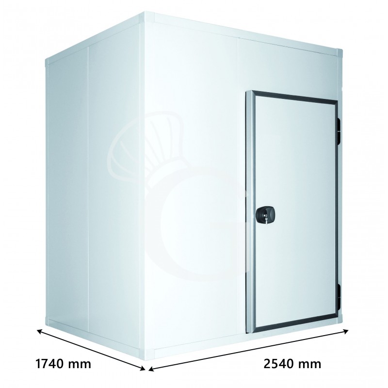 Kühlzelle, positiv, ohne Fußboden, B 2540 mm x T 1740 mm x H 2470 mm