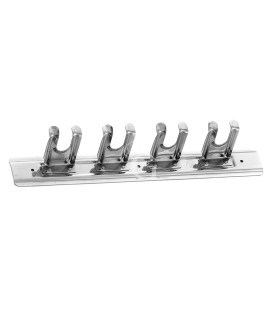 Wandhalterung, Edelstahl, 4 Halter, B 380 mm X T 60 mm X H 50 mm