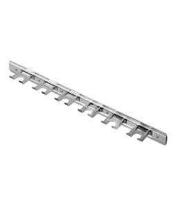 Wandhalterung, Edelstahl, 6 Halter, B 540 mm X T 60 mm X H 50 mm