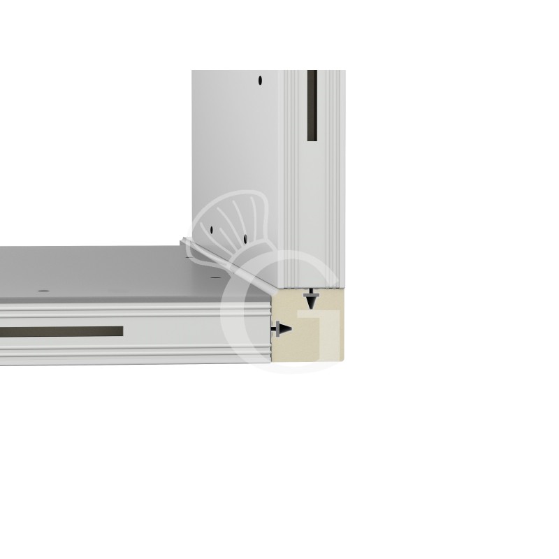 Kühlzelle, positiv, mit Fußboden, B 3340 mm x T 2540 mm x H 2540 mm