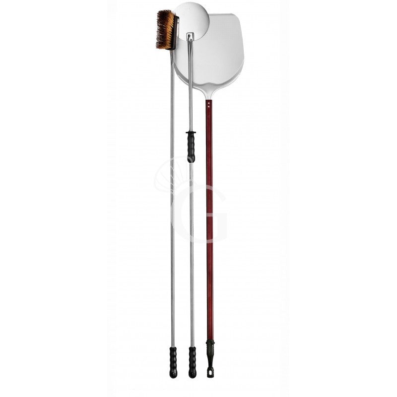 Pizzaschaufel Set "Italia", 3-teilig, für große Pizzaöfen