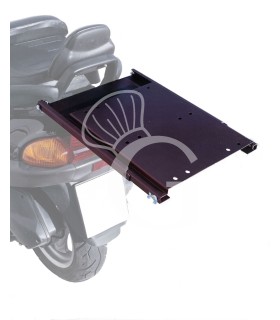 Universeller Gebäckträger für Pizza-Transportbox, Aluminium, B 350 mm x T 370 mm x H 90 mm