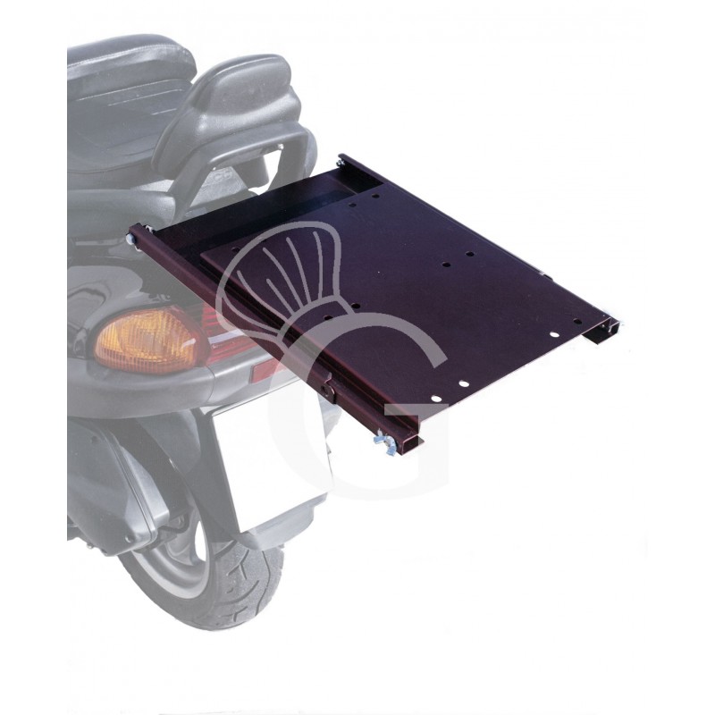 Universeller Gebäckträger für Pizza-Transportbox, Aluminium, B 350 mm x T 370 mm x H 90 mm