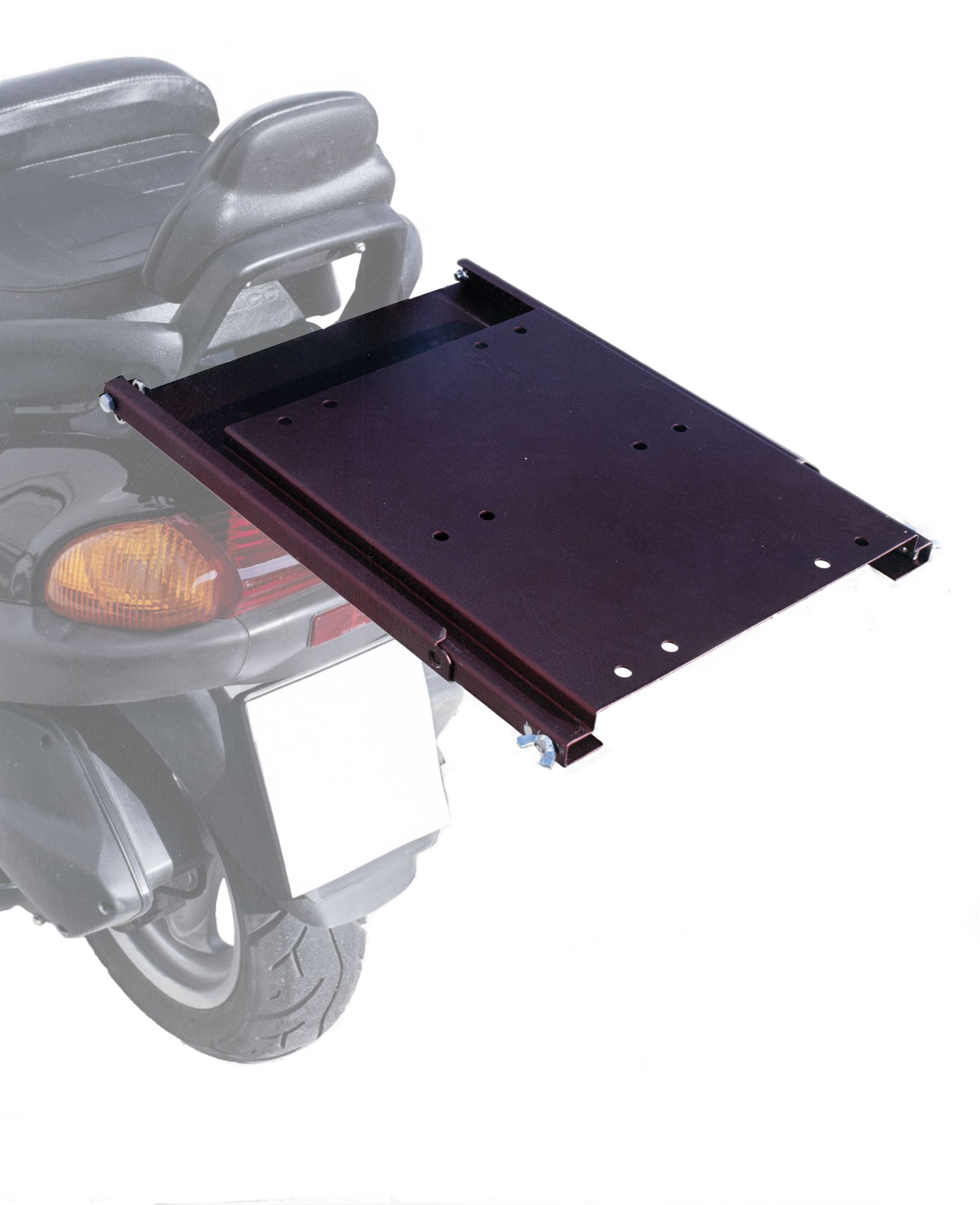 Universeller Gebäckträger für Pizza-Transportbox, Aluminium, B 350 mm x T 370 mm x H 90 mm