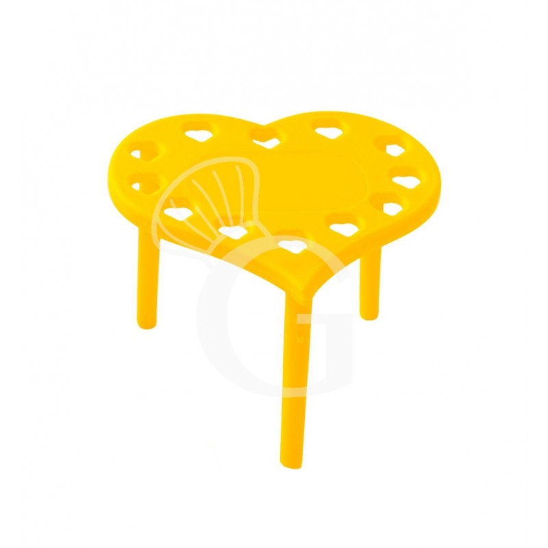 Pizza-Abstandhalter für Pizzakartons, herzförmig, Ø 50 mm, 250 Stk.
