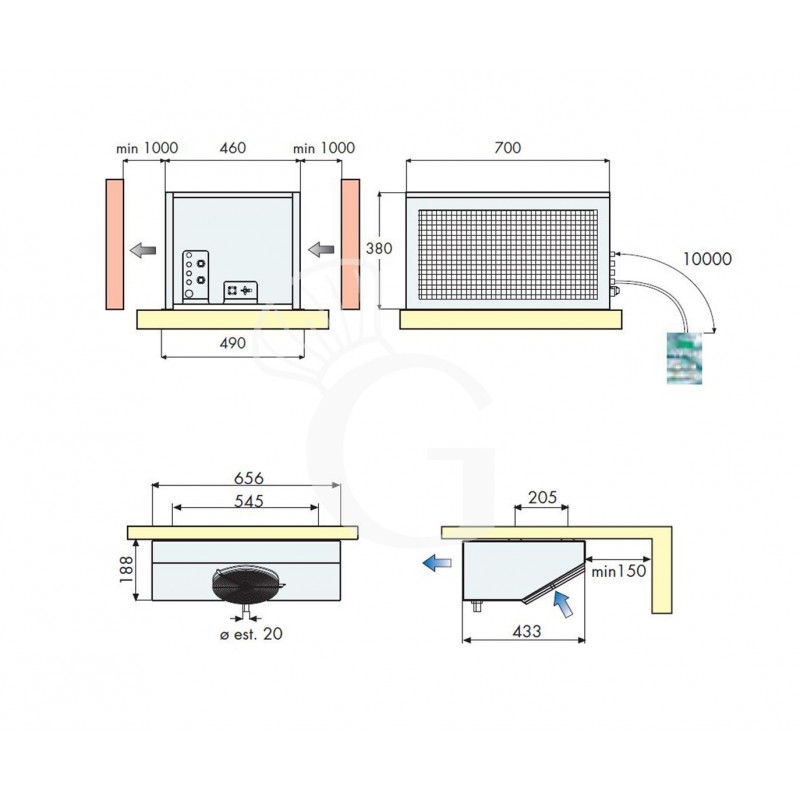 Split-Kühlaggregat für Kühlzellen – Kompressorleistung 0,857 kW