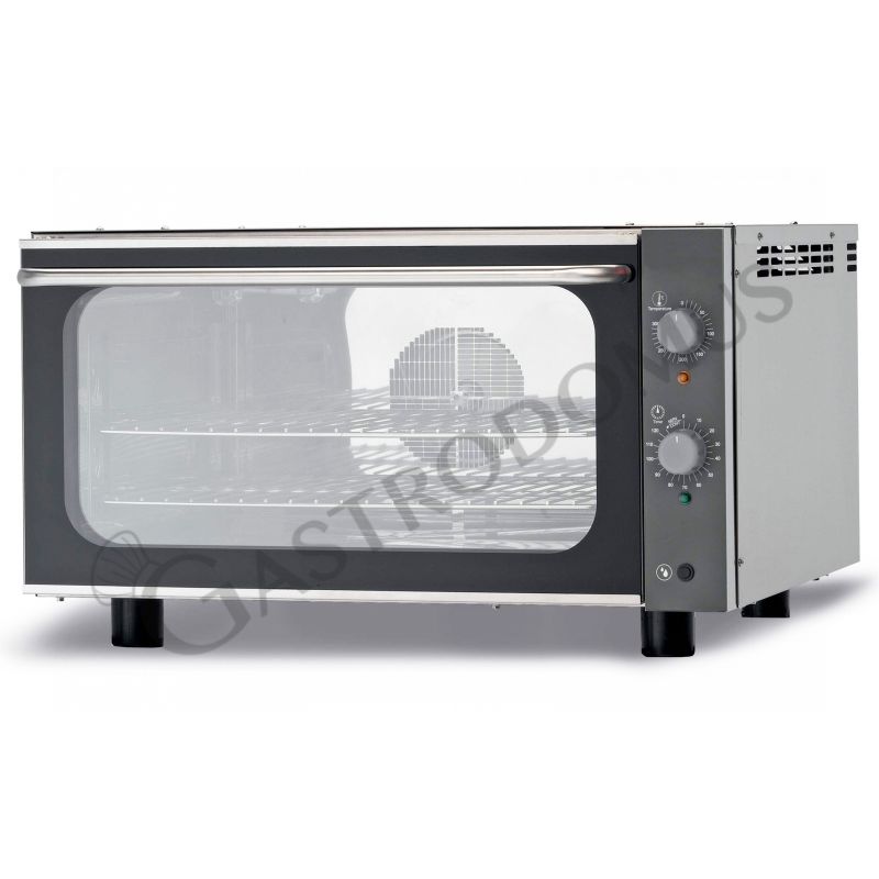 Elektro Heißluftofen, für die Bäckerei, Luftbefeuchter, mechanische Steuerung, einphasig, 3 Backbleche (600x400 mm)