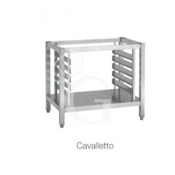 Blechhalter (8 Backbleche) + Untergestell mit Grundboden