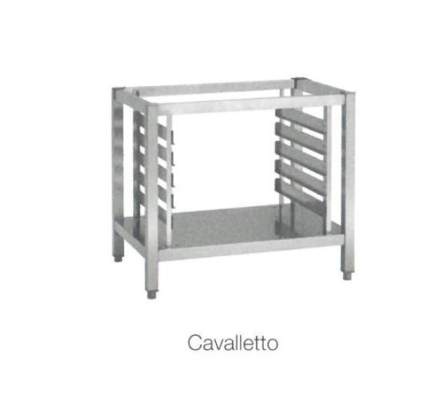 Blech Halter (8 Backbleche) + Untergestell mit Grundboden