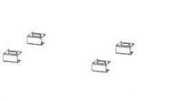 Montageset für Heißluftöfen mit 3 Backblechen
