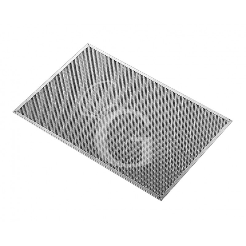 Pizza-Screen / Pizzagitter, rechteckig, Aluminium, B 400 mm x T 600 mm x H 3 mm