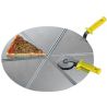 Pizzaheber, Edelstahl, Ø 450 mm, mit 6 Portionen-Einteilung